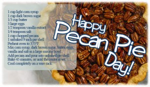 Happy Pecan Pie Day